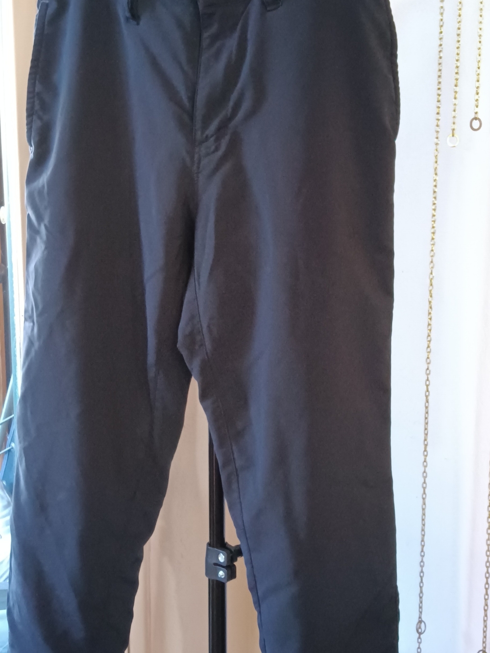 Zella Black Chino Pants - Slim Straight Fit